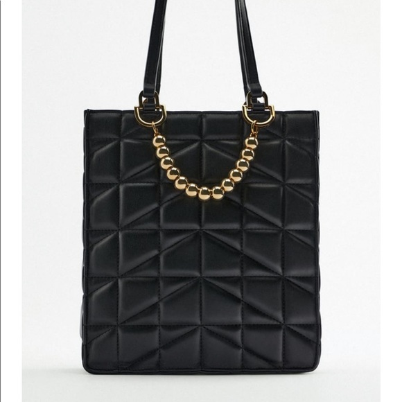 Sac matelassé petites boules sur le devant .Doubleur avec poche Bandoulièr - Picture 1 of 7